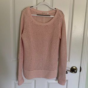 GAP Pale Pink Woven Sweater